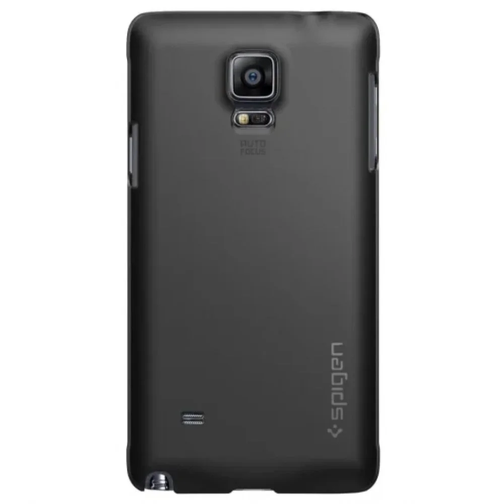 Samsung Galaxy Note 4 Matte Black Ultra Slim Hard Phone Case